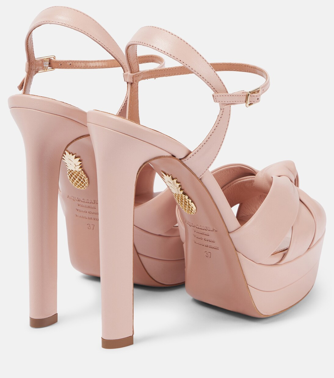 Nina 130 leather platform sandals | Mytheresa (US/CA)