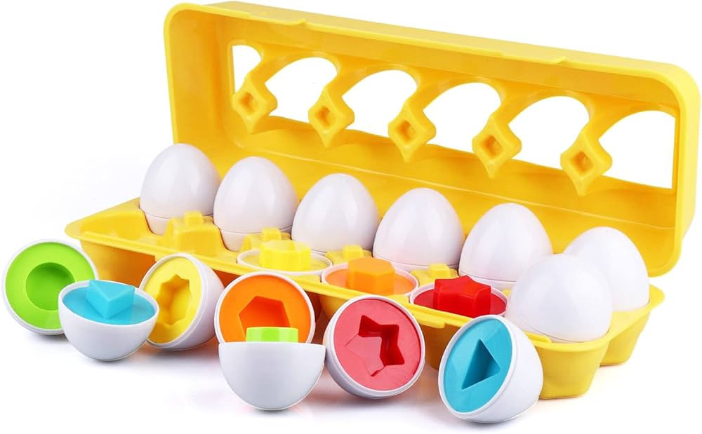 Tinabless Color Matching Egg Set - Fine Motor Skill Montessori Toys - Toddler Toys - Learning Edu... | Amazon (US)