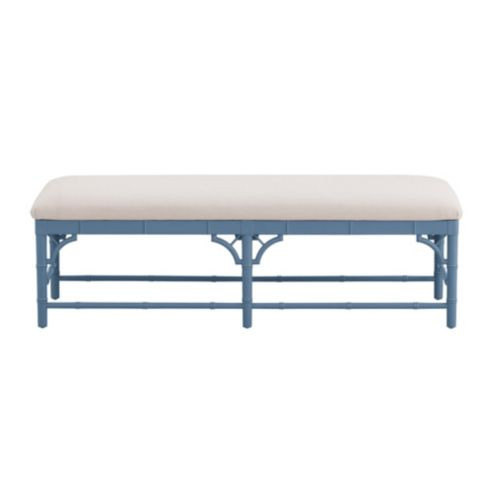 Dayna Bench with Sandberg Parchment Seat | Ballard Designs, Inc.