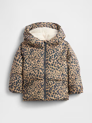 babyGap ColdControl Max Sherpa Puffer Jacket | Gap Factory