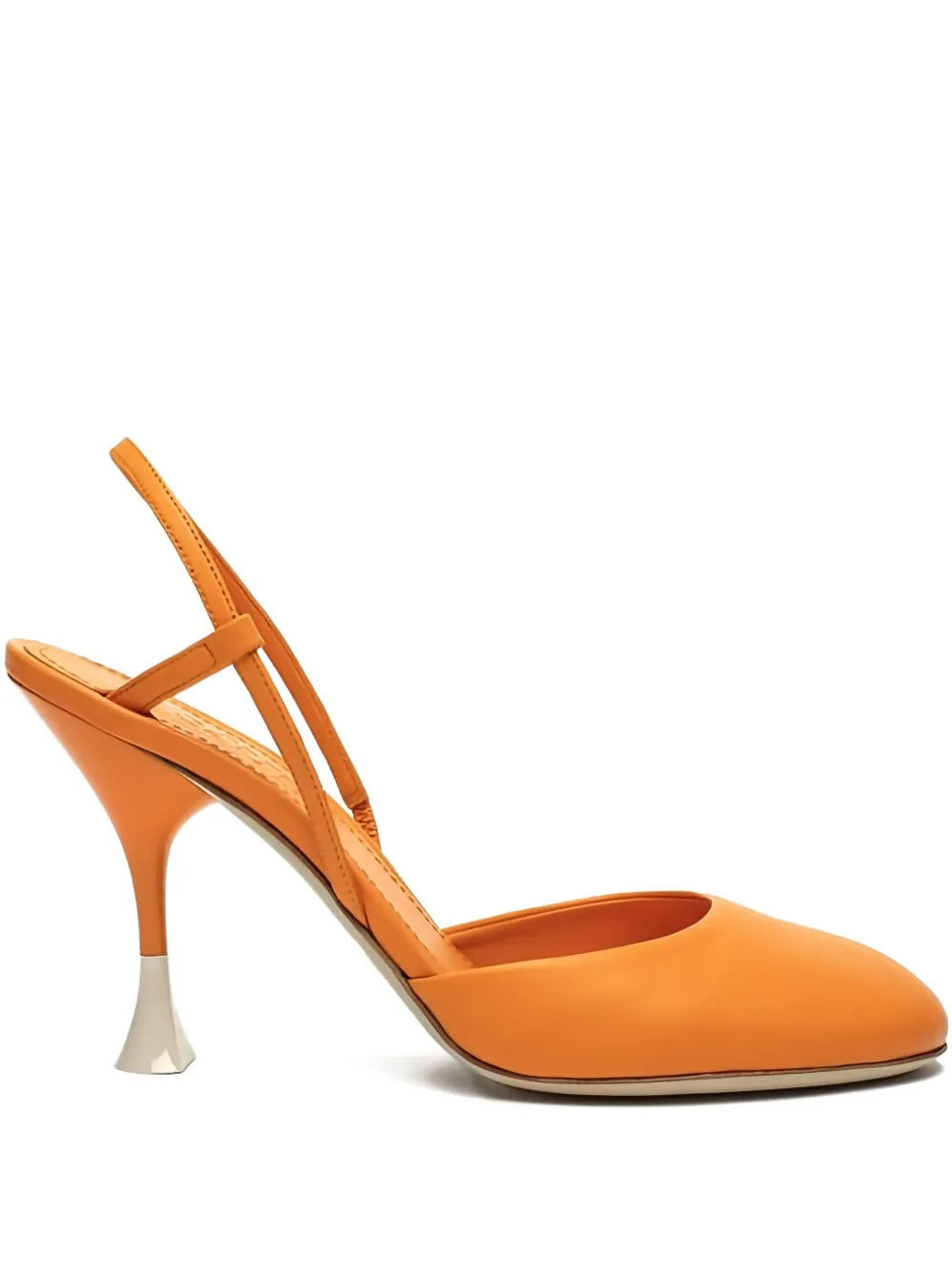 3juin slingback sandals - Orange | Farfetch Global