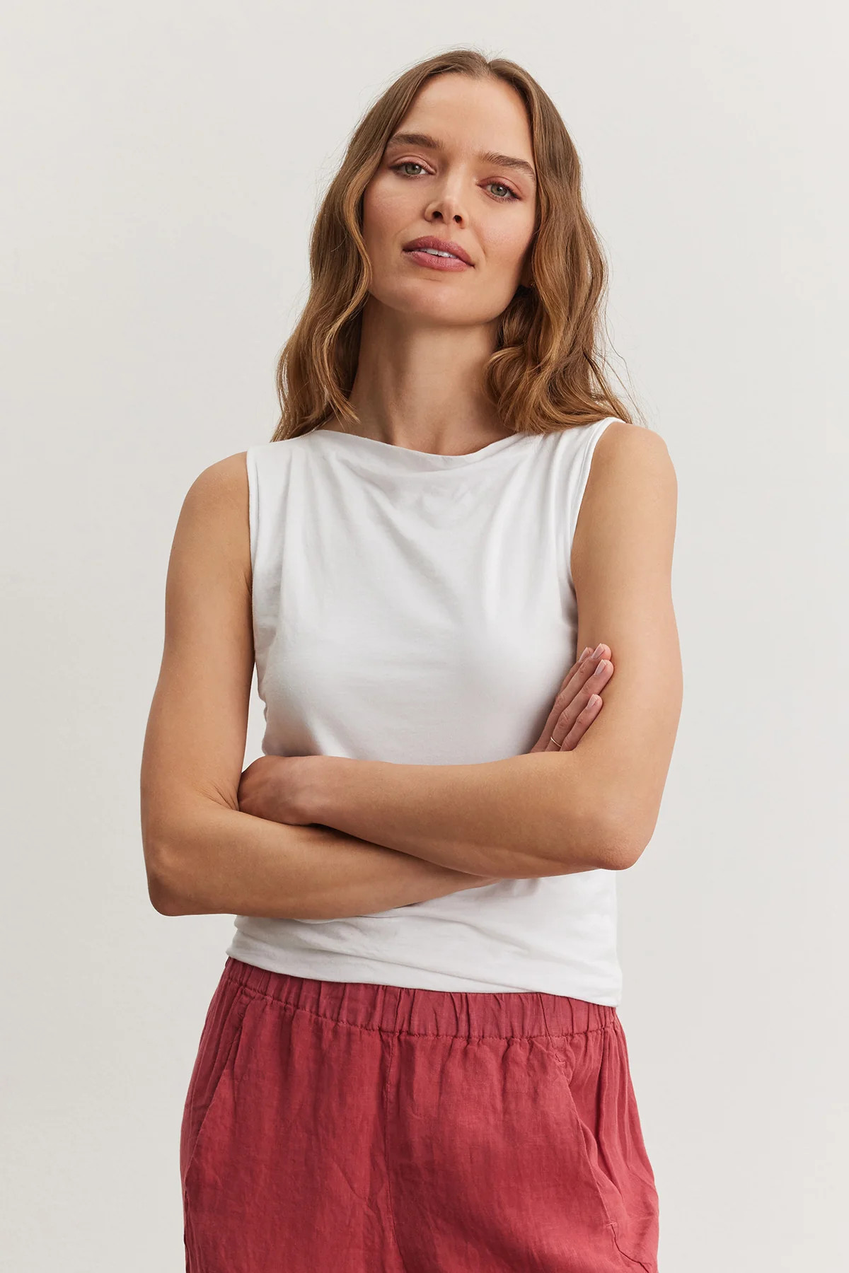 EMILIA GAUZY WHISPER TANK TOP | Velvet by Graham & Spencer