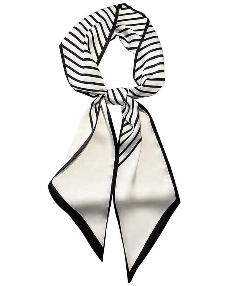 Head Scarf Purse Handle Neck Satin Hair Scarfs For Bag Lightweight Silky Long Thin Women's Fashio... | Amazon (US)