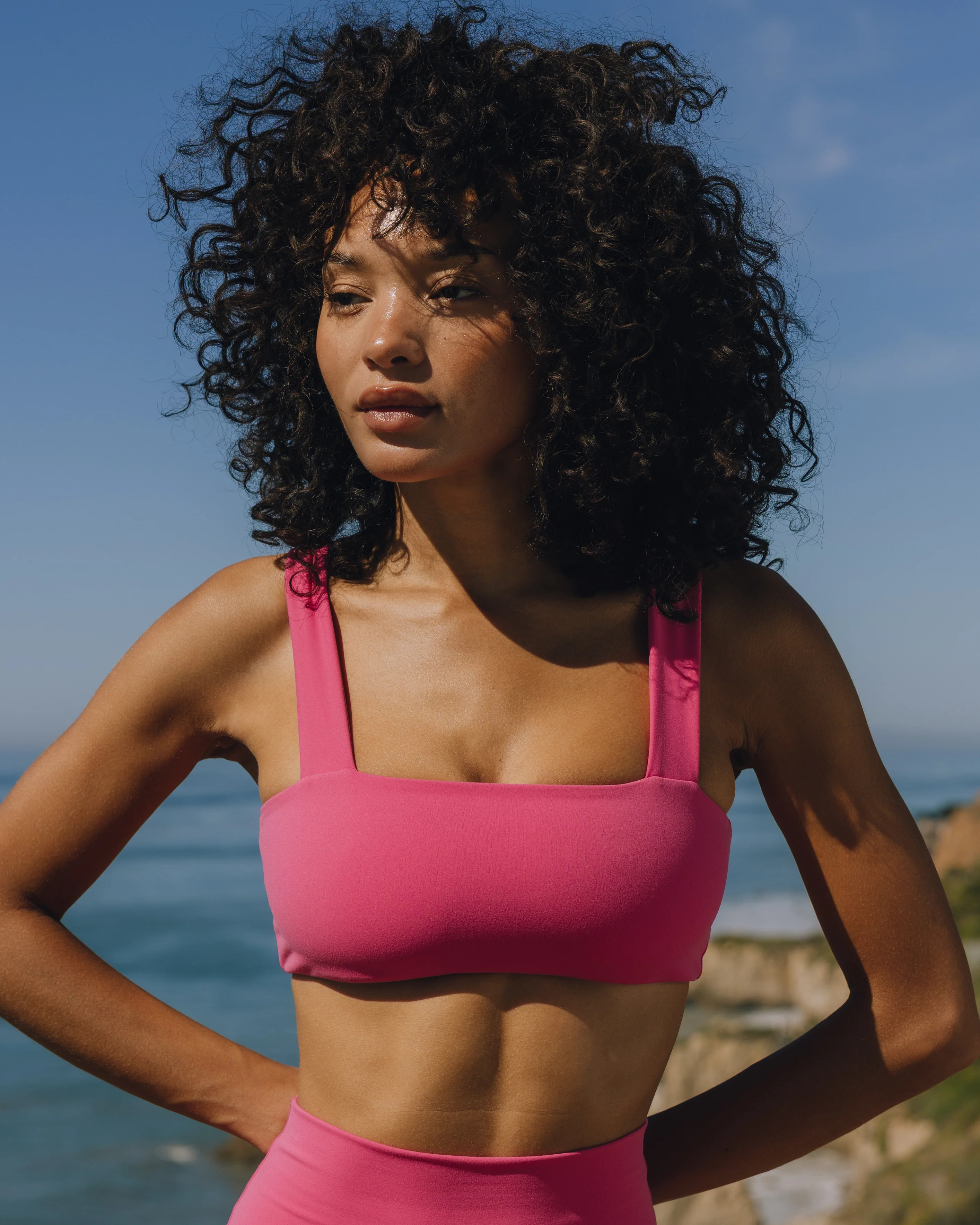 Go! Lawson Bra - Hot Shot with Monochrome Patch | Daily Drills LLC