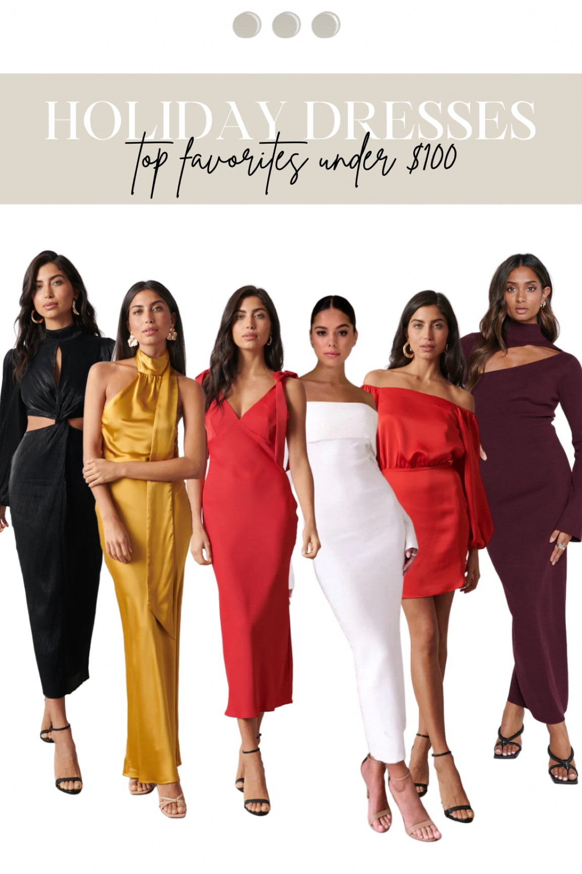 Pretty Lavish—Holiday Dresses Under $100✨ 

#prettylavish #prettylavishdresses #holidaydresses #christmasdresses #partydresses #holidayparty #christmasparty #holidayoutfits #christmasoutfits #dresses #reddresses #whitedresses #blackdresses #eveningdresses #datenightdresses #outfits #styleideas #styletip #dressesunder100 #dress #mididresses #maxidresses #style #bumpfriendly #knitdresses #fallstyle #falloutfits #christmaspartydress #satindress #weddingguest #christmasweddingguestdress

#LTKHoliday #LTKstyletip #LTKfindsunder100