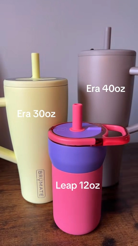 The Brumate Era and Leap are such great tumblers. Silicone straw top with metal straw inside the insulated cup. 100 % leak proof with a lockable lid. Dishwasher safe in the top rack. Great tumblers for the whole family  

#LTKFindsUnder50 #LTKGiftGuide #LTKFamily