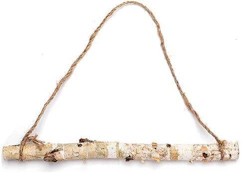 Byher 15-Inch White Birch Logs for Decoration - Decorative Farmhouse Home Wall Hanging Decor (15 ... | Amazon (US)