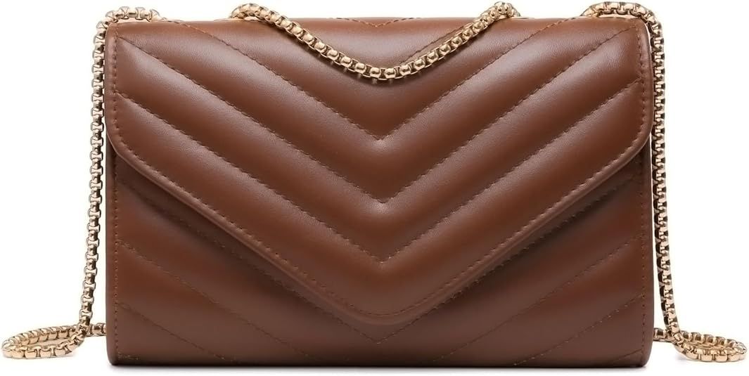 Dasein Women Small Quilted Crossbody Bags Stylish Designer Evening Bag Clutch Purses and Handbags... | Amazon (US)