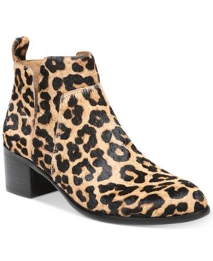 Franco Sarto Richland 2 Leopard Booties Women's Shoes | Macys (US)