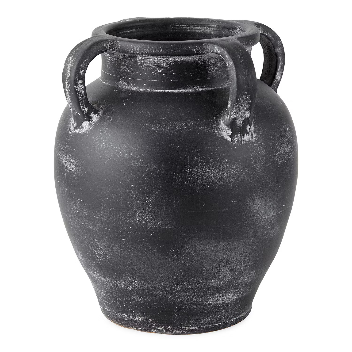 Linden Street 13" Black Terracotta Vase | JCPenney