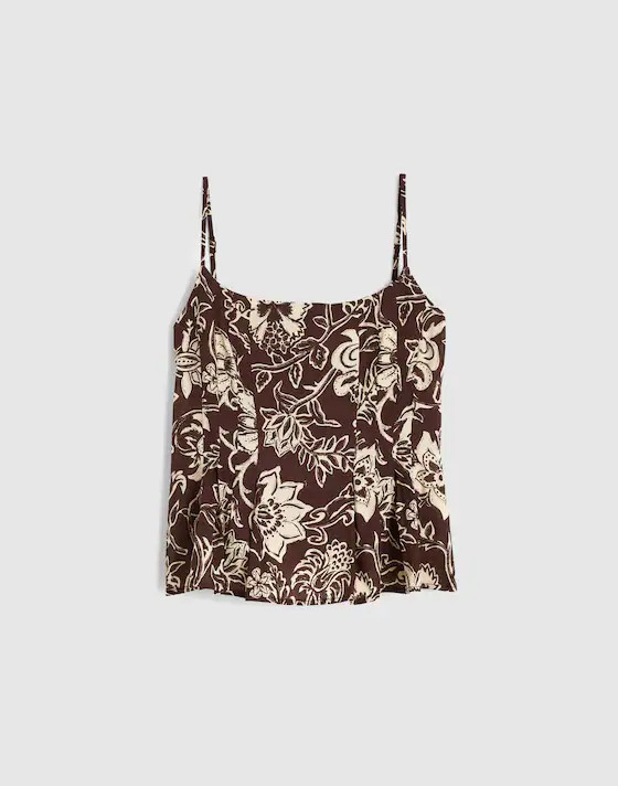 Darted Peplum Cami Top | Madewell