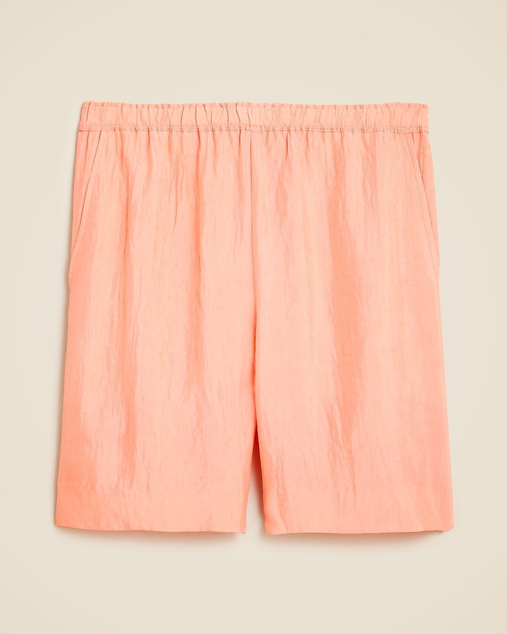 7" Stratus short in textured satin | J. Crew US