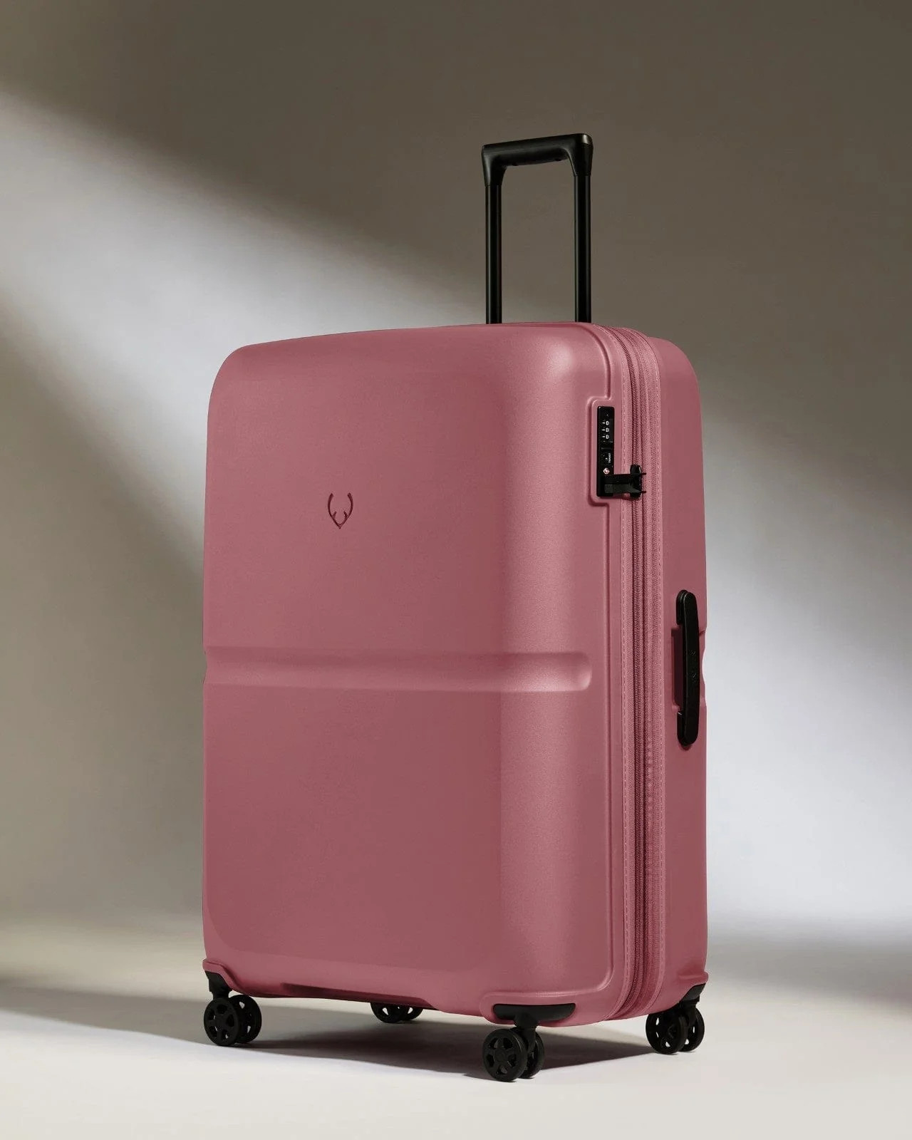 Large Suitcase in Pink - Single Stripe | Checked Luggage & Large Suitcases | Antler UK