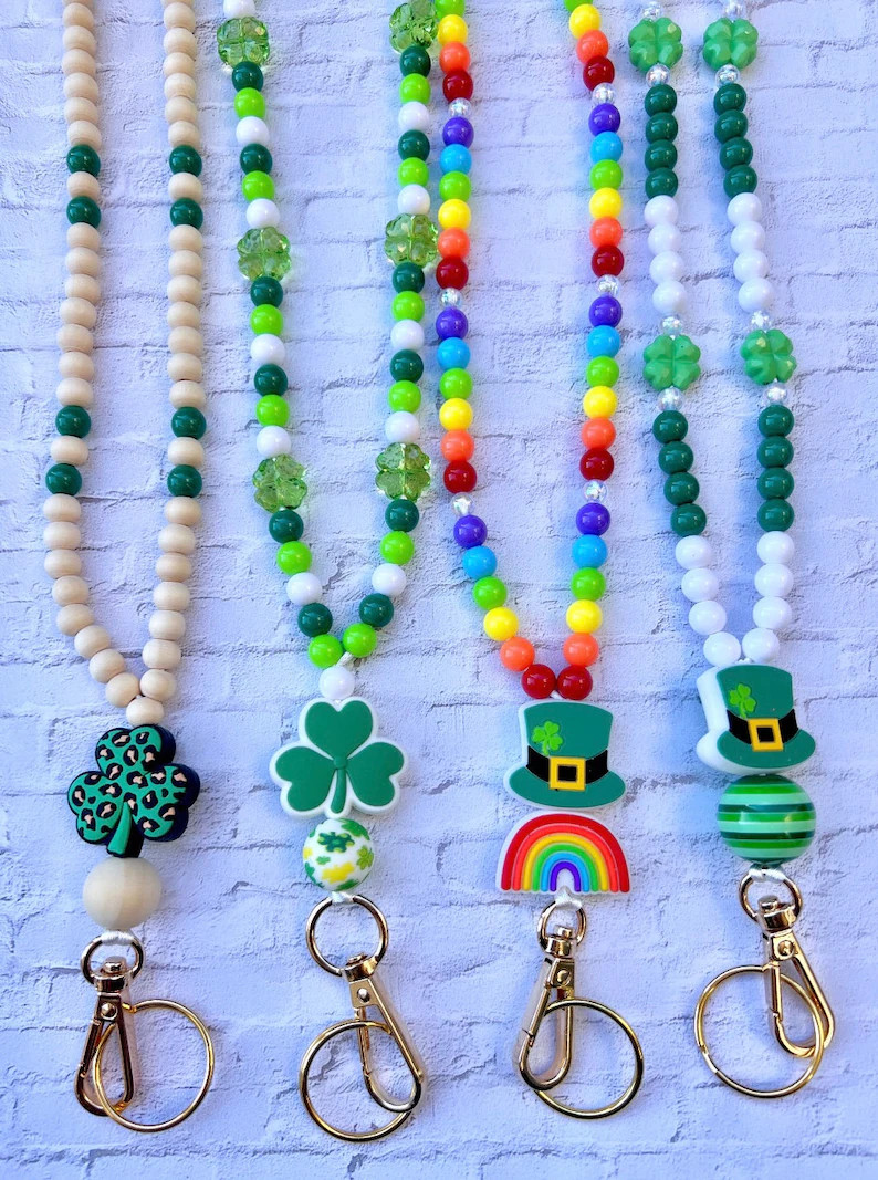 St. Patrick's Day Teacher Lanyards - Etsy | Etsy (US)