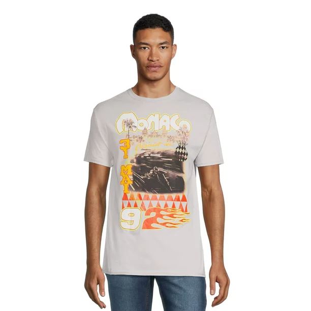 Motor Sports Men's Racing Graphic T-Shirt with Short Sleeves, Sizes S-XL | Walmart (US)