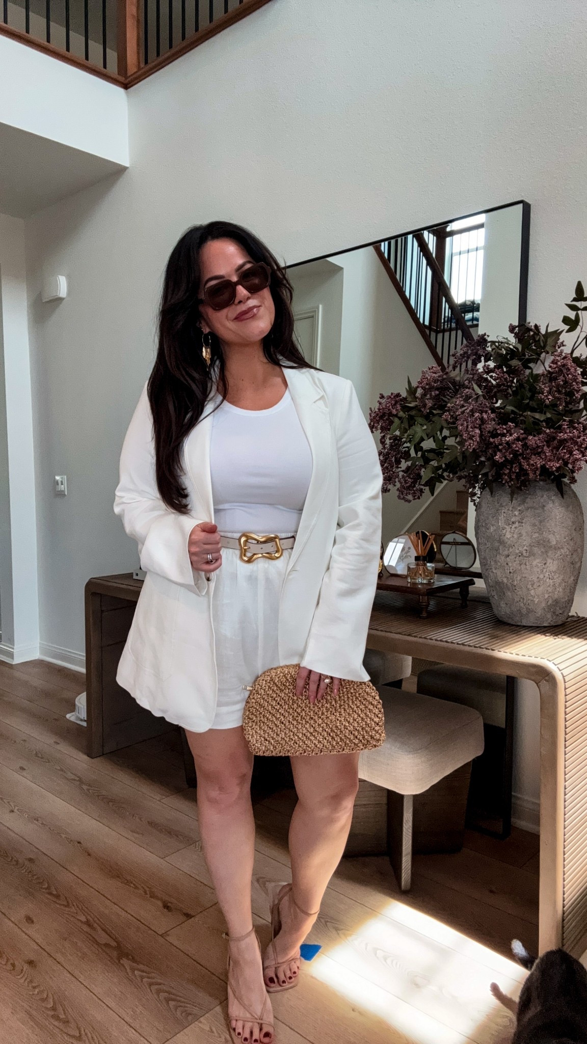 Monochrome outfit inspo - midsize fashion - styling basics - summer fashion - gold accessories 

#LTKStyleTip #LTKMidsize #LTKSummerEdit