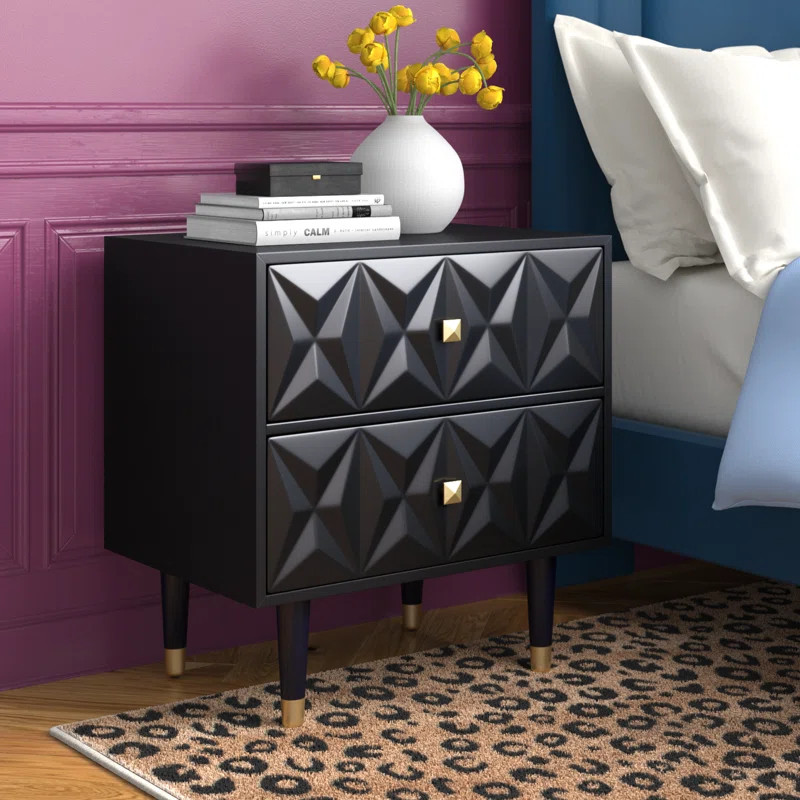Bethli 2 Drawer Nightstand | Wayfair North America