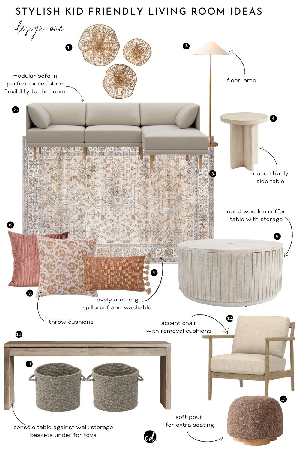 Kid-Friendly Living Room: Design One

#LTKhome
