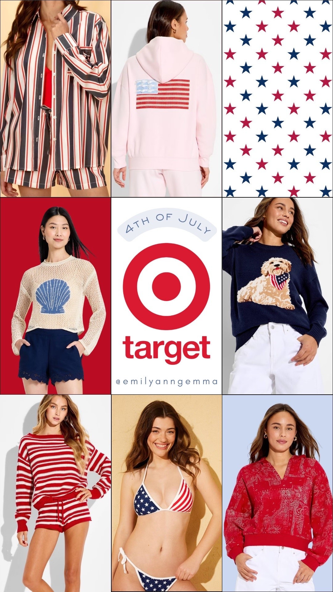 Get Fourth of July ready @Target !! Target has some reallyyy cute options for the holiday!! It will be here before you know it! 

Target fashion, Target finds, 4th of July outfits, Holiday outfits, Summer outfits, Red swimsuits, American flag sweaters, Striped swimsuits, Matching sets, Emily Ann Gemma

#LTKSeasonal #LTKdayinmylife #LTKstorytime