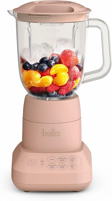 bella 10 Speed Countertop Blender, Juicer & Smoothie Maker, Fits-anywhere\u2122 Kitchenware, Slim... | Amazon (US)
