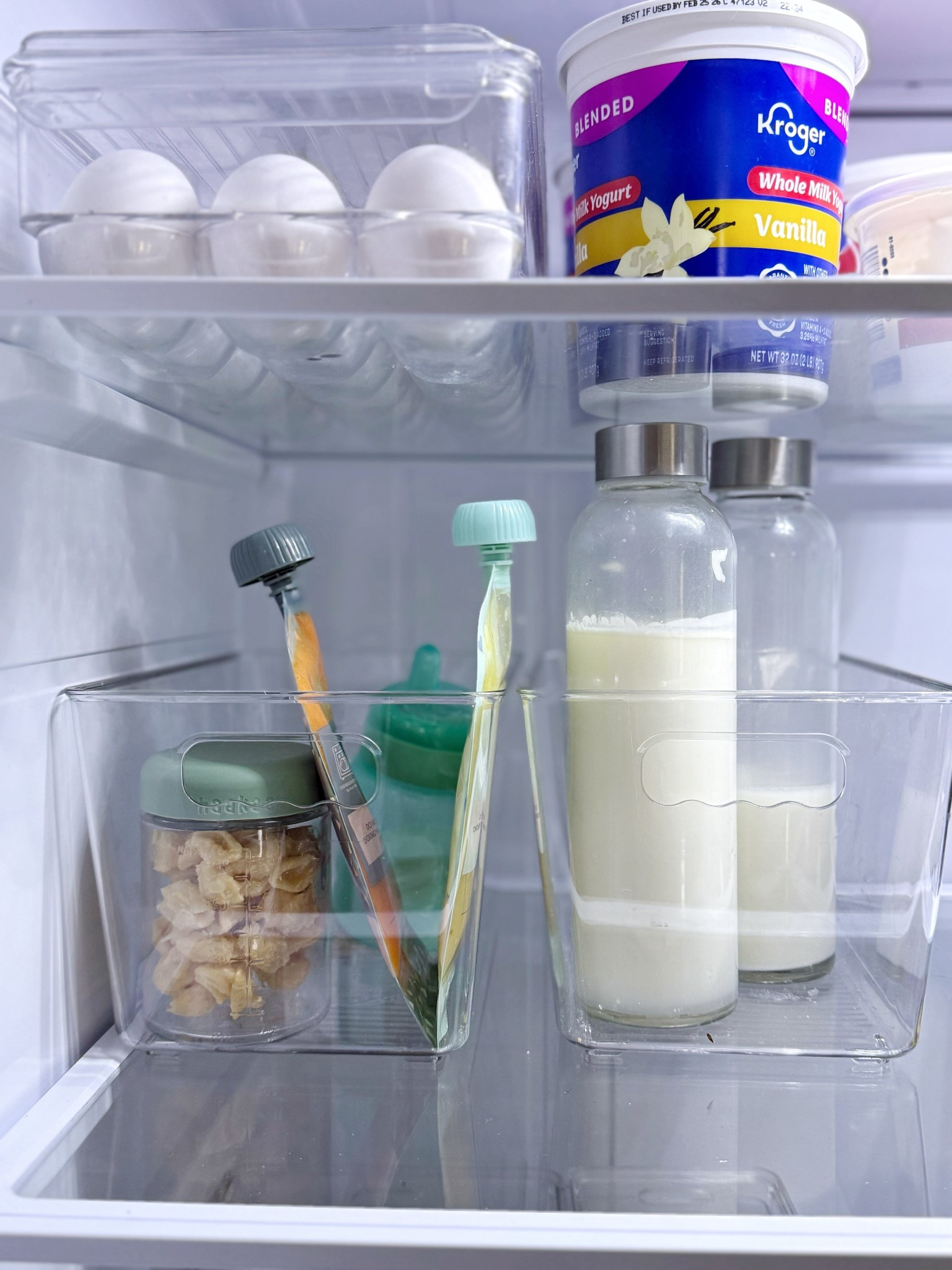 Postpartum Must Have

Milk Storage
I roll with the pitcher method, but don’t give me a pitcher… I don’t want something for a single season. Simple glass jars do the job perfectly. Add storage bins to contain all the things and any mess is a bonus.

#LTKmomlife #LTKBump #LTKBaby
