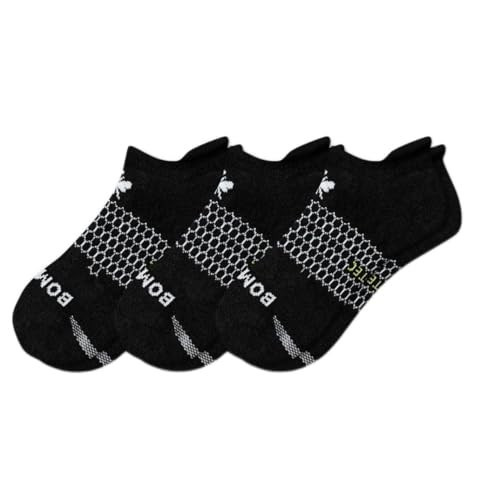 BOMBAS 3-Pack Men's ankle Socks White Honeycomb XL | Amazon (US)