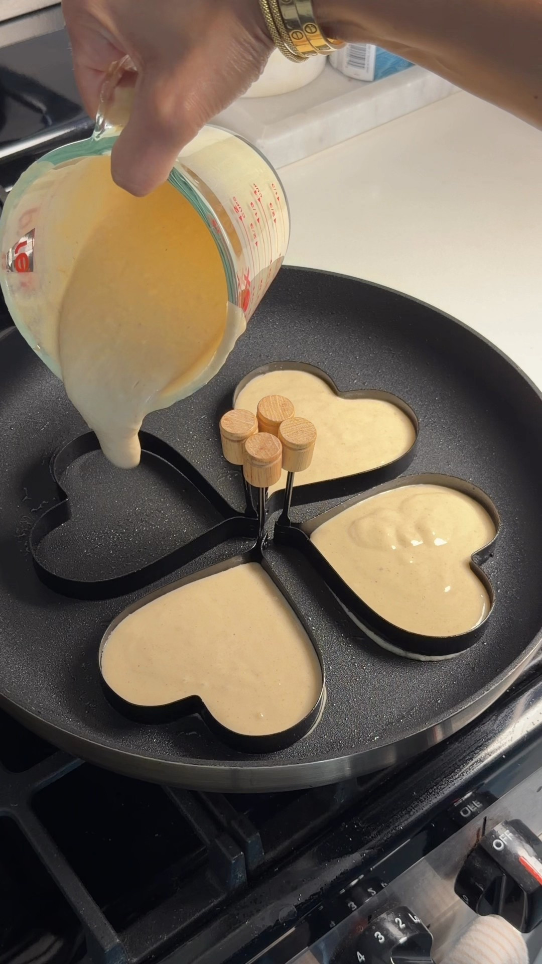 My favorite way to make a pancake! These heart-shaped pancake molds are always a big hit in my house! 

 #LTKmomlife #LTKfoodie #LTKHome