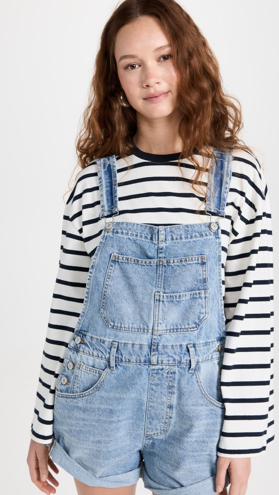 Free People Ziggy Shortalls | Shopbop | Shopbop