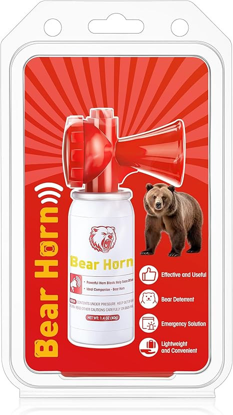 Bear Horn to Scare Bears 1.4oz, Very Loud 120dB Bear Air Horns for Safety for Hiking, Heard Up to... | Amazon (US)