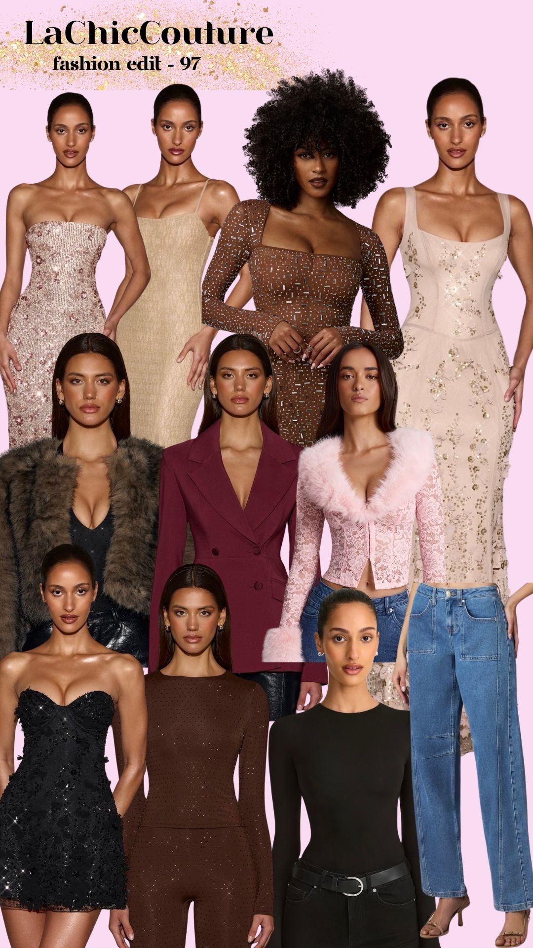 LaChicCouture Fashion Edit - 97 Fall Outfit. Holiday Outfit Inspo. Fashion trends. Fall Capsule Wardrobe #ootd #streetstyle #FashionTrends #Outfitinspo #falloutfits #falllooks #vogue #outfitideas #lachiccouture







#LTKootd #LTKHoliday #LTKgrwm