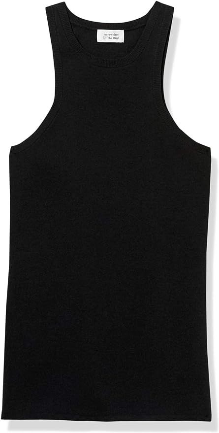 The Drop Women's @lucyswhims Fitted Cutaway Racer Tank Sweater | Amazon (US)