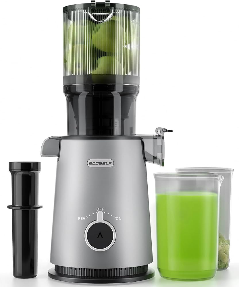 Cold Press Juicer, Whole Juicer, Juicer Machines with 4.35" Wide Mouth, Whole Fruit juicer, Juice... | Amazon (US)