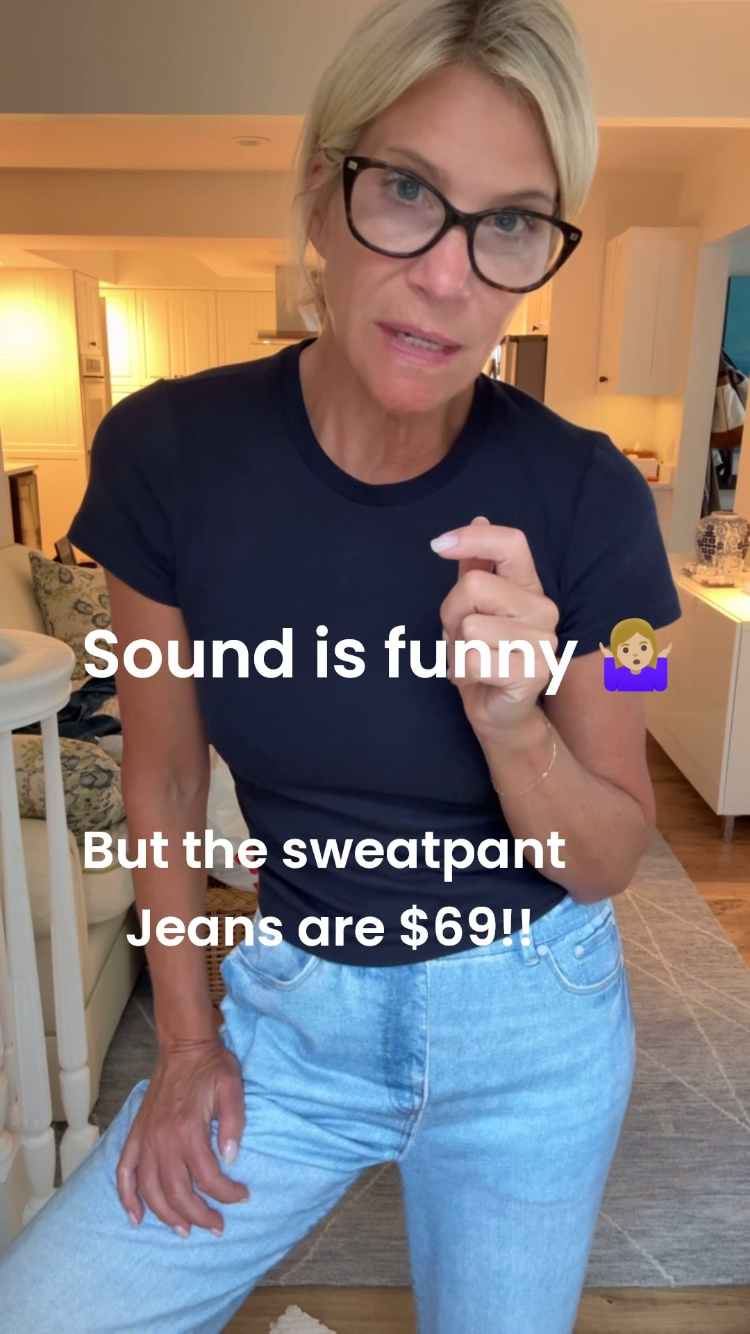 Another pair of sweatpants jeans under $70 bucks!

#LTKootd #LTKSaleAlert #LTKOver40