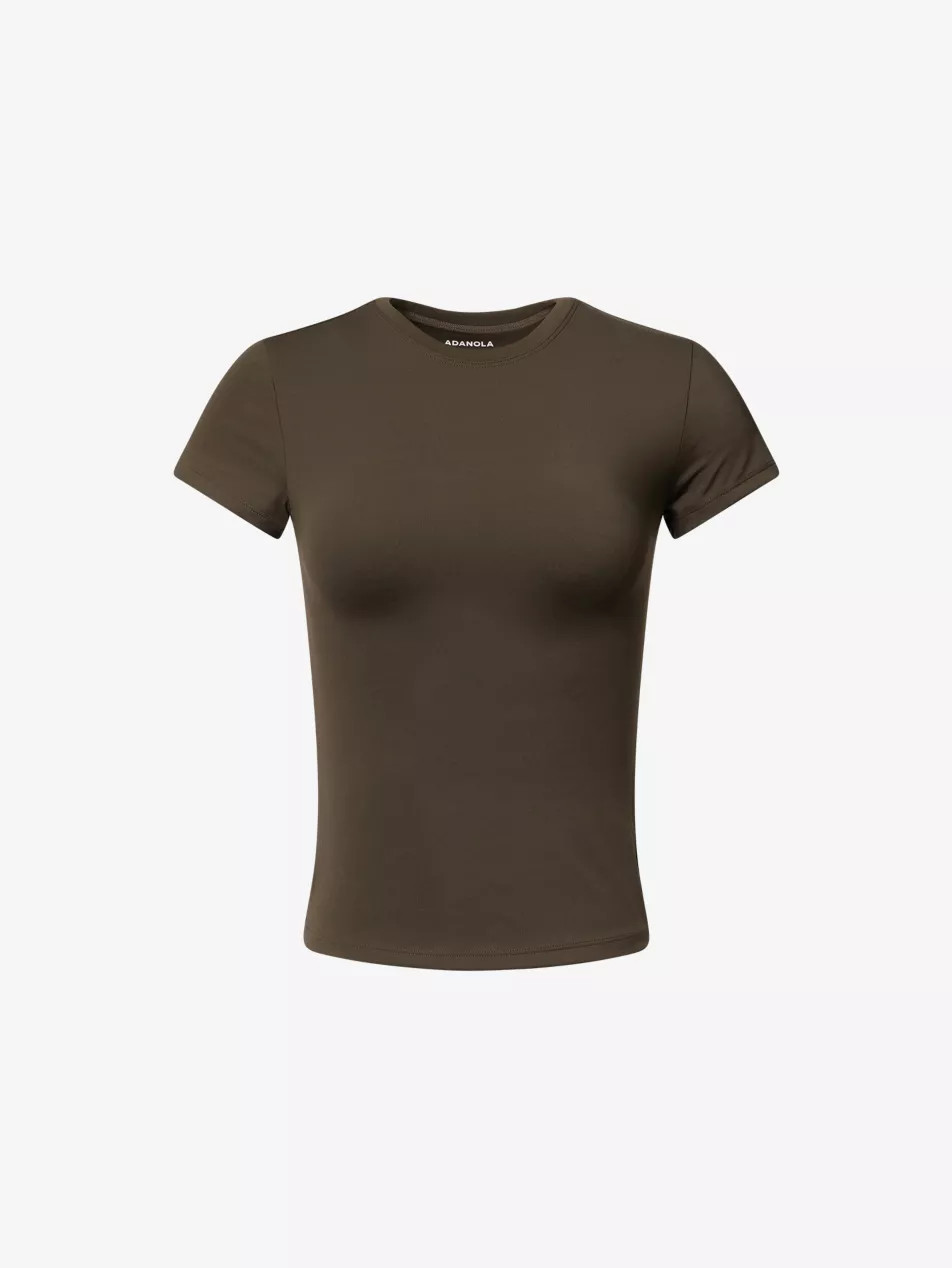 Ultimate Short-Sleeves Stretch-Woven Top | Selfridges