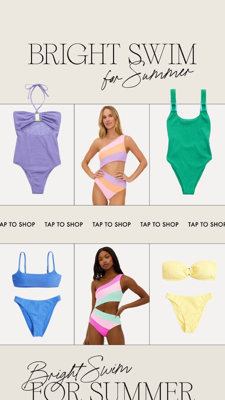 Bright swim for summer 🩷 loving all of these so much! can’t get enough of all the colors 🩷🩷 

Swimwear, women’s swimsuits, bright swim, brights for summer 

#LTKSeasonal #LTKfindsunder100 #LTKswim