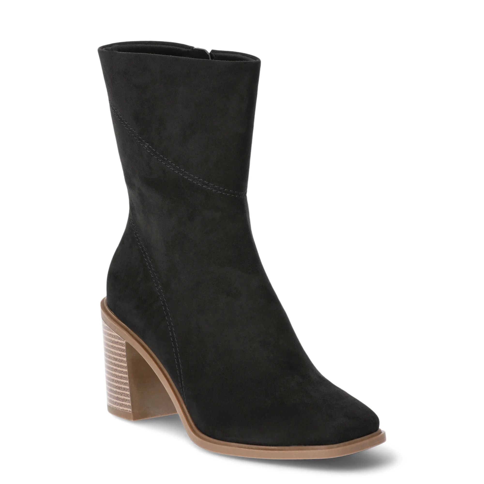 Time and Tru Women's Square Toe Dress Boots | Walmart (US)