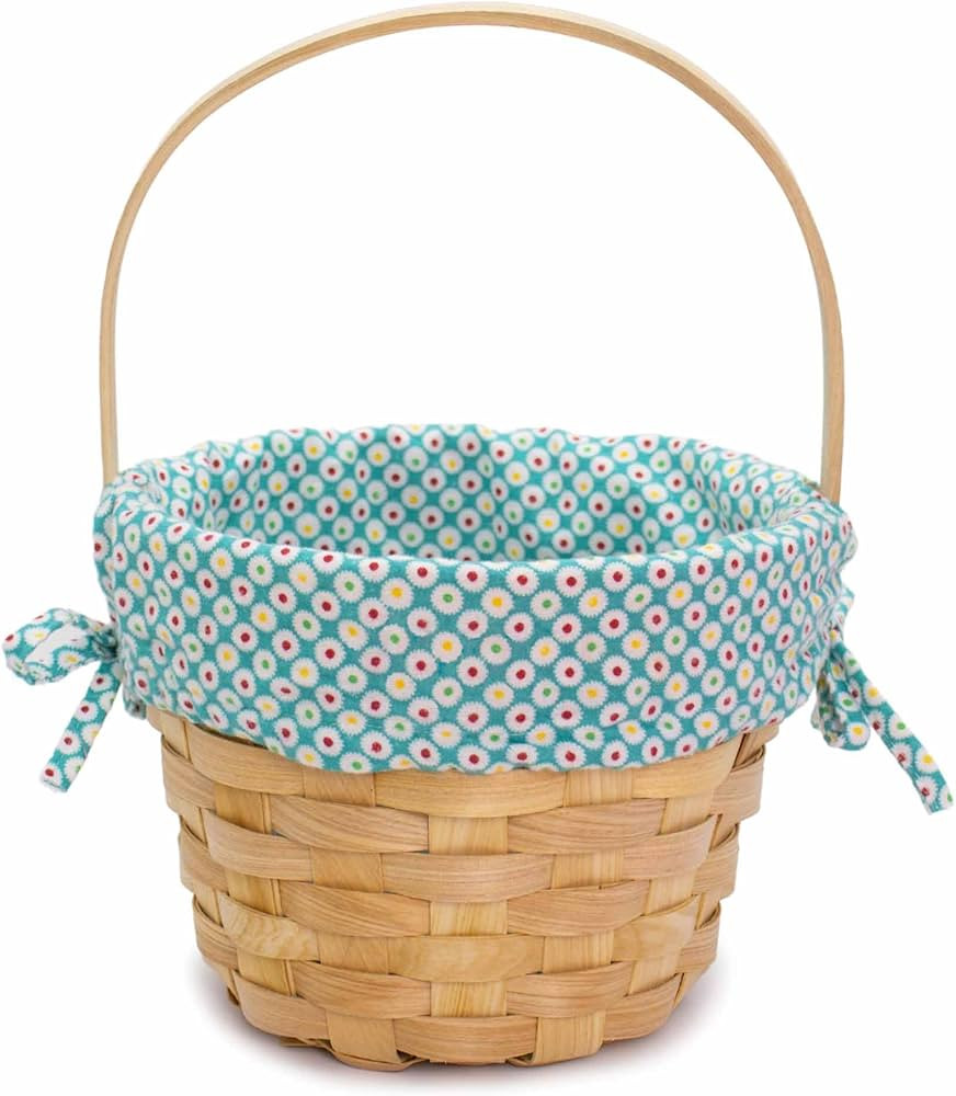 Dibsies Colorful Dots Easter Basket (Teal Unpersonalized) | Amazon (US)
