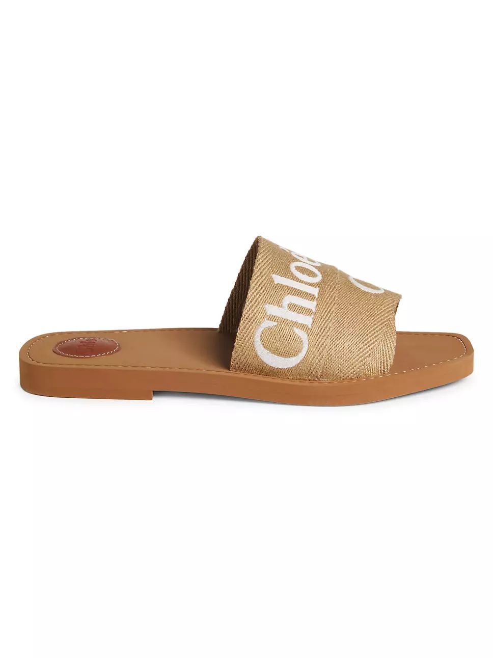 Chloé Woody Logo Slide Sandals | Saks Fifth Avenue