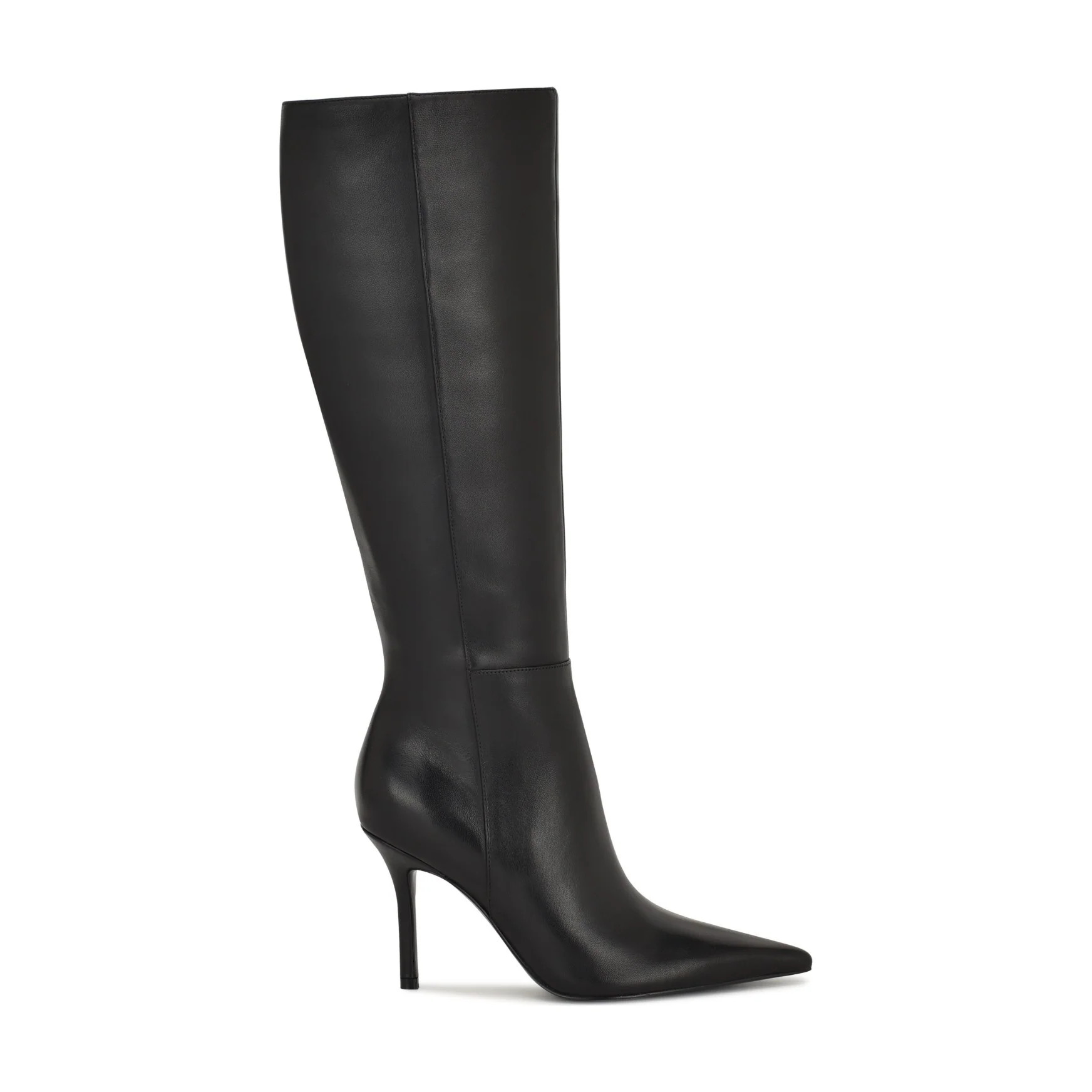 Women's Gerty Knee High Boots - Black Leather | Nine West | Nine West (US)