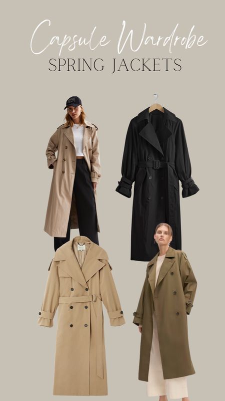 Capsule wardrobe, spring jackets

Trench-coat edit 


#LTKeurope #LTKstyletip #LTKSeasonal