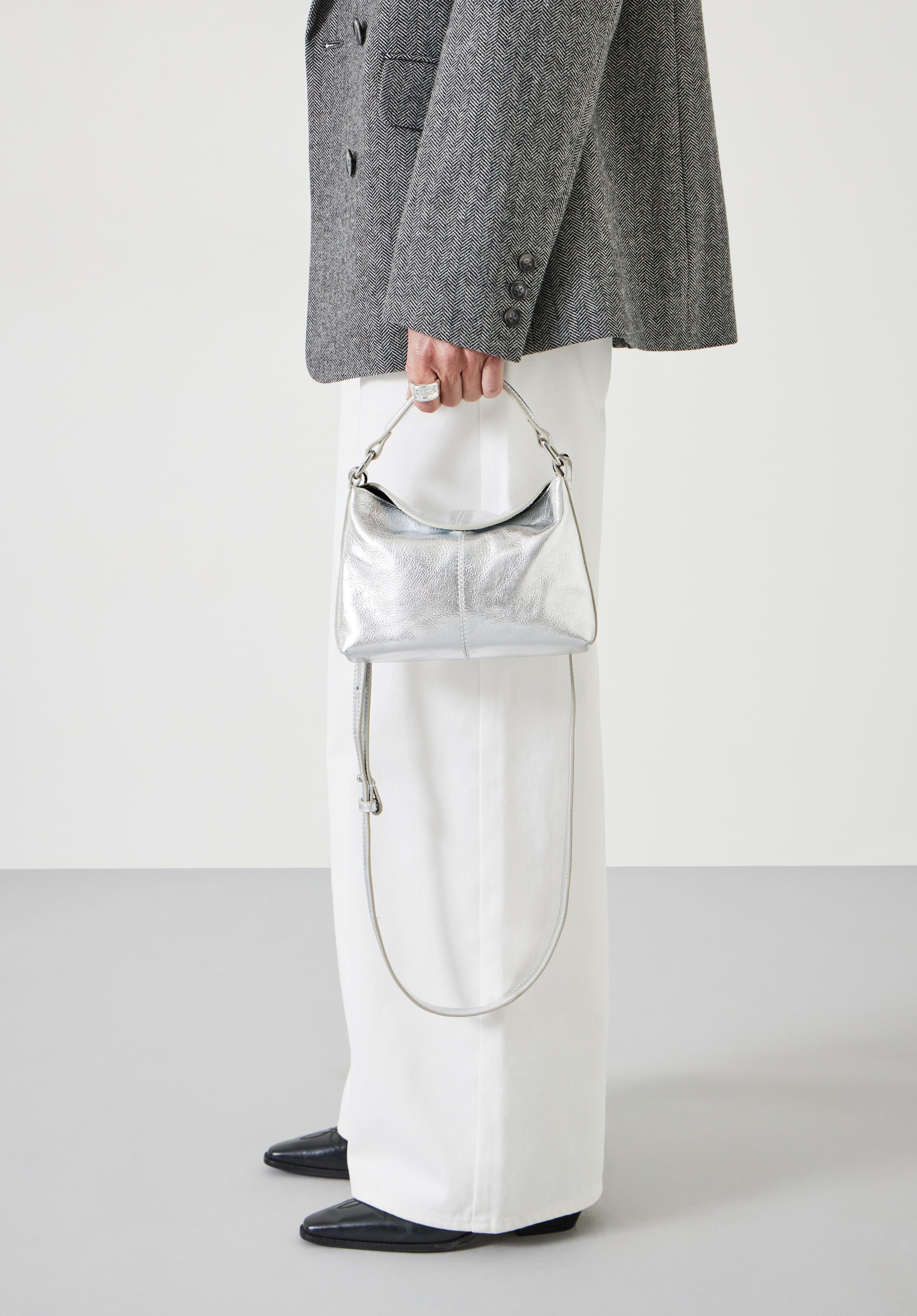 Mini Stevie Leather Crossbody Bag | Hush UK