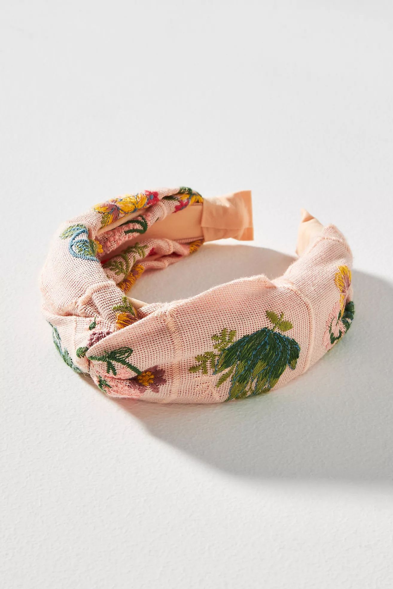 Everly Embroidered Twist Headband | Anthropologie (US)