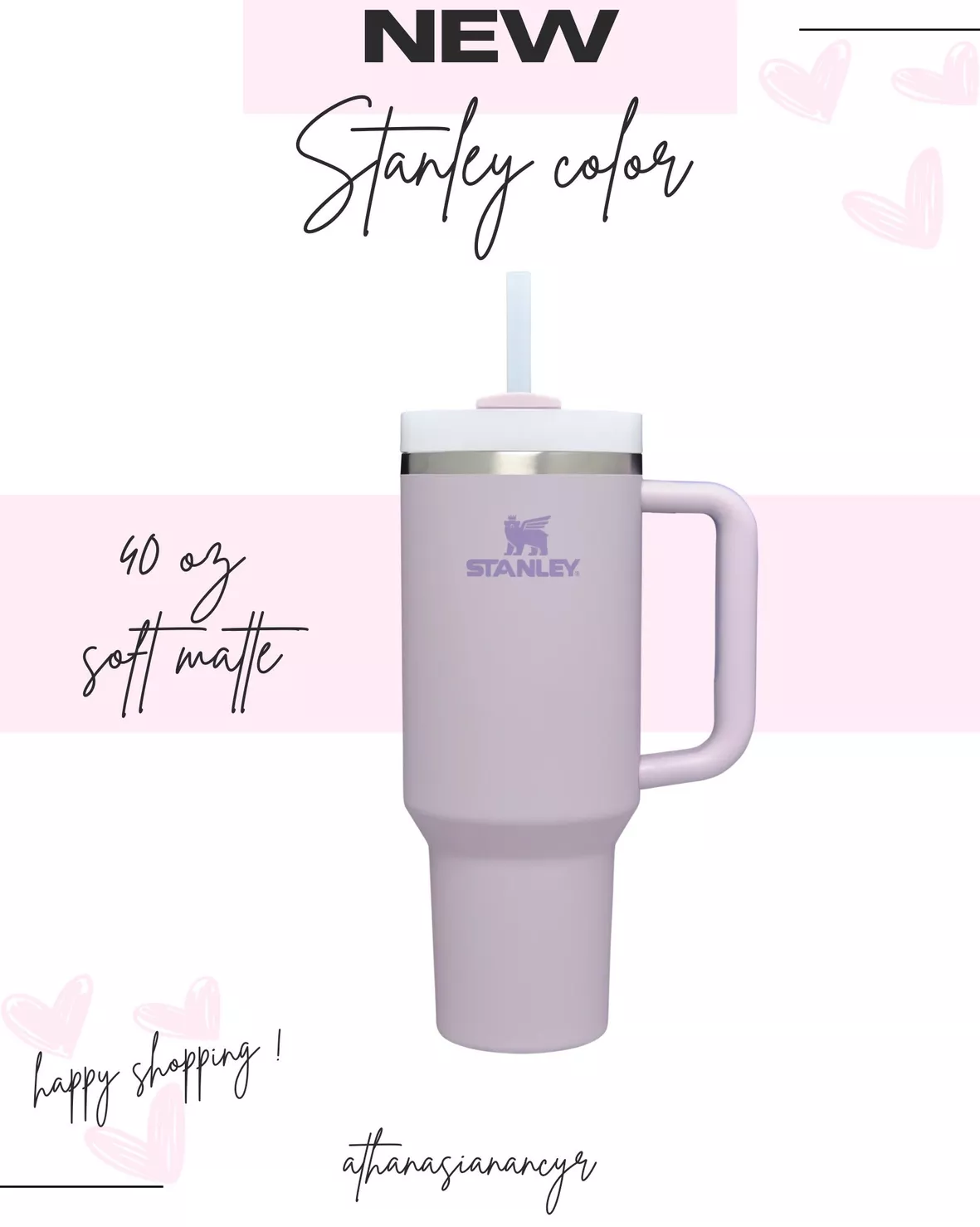 Exclusive Stanley Tumbler Glitter 40oz Cup Purple-aqua Gradient STANLEY  40oz - Stanleytumbler