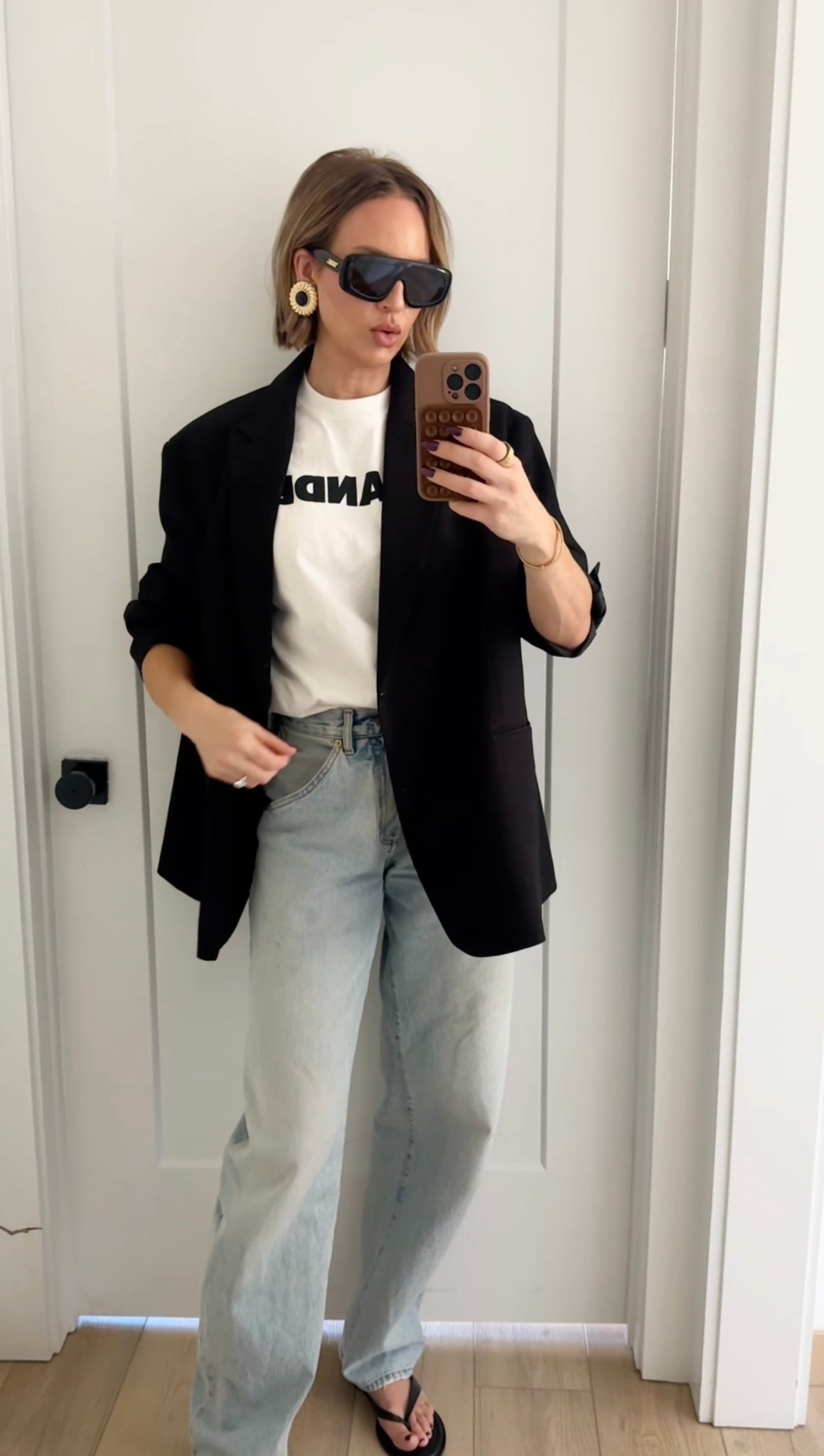 Earrings are from Tame New York. Wearing a medium in the T-shirt. Jeans run tts

#LTKSeasonal #LTKOver40 #LTKStyleTip

#LTKOver40 #LTKTall #LTKdayinmylife