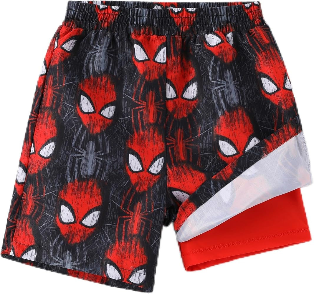 Disney Stitch Spiderman Star Wars Cars Toy Story Mickey Boy Swim Trunks UPF50+Swim Shorts Compres... | Amazon (US)