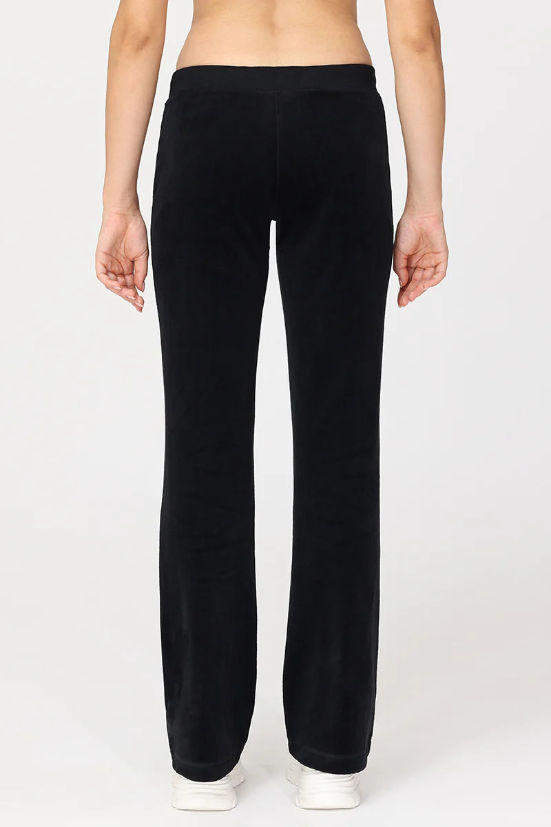 Monogram Heritage Cotton Velour Track Pants | Juicy Couture
