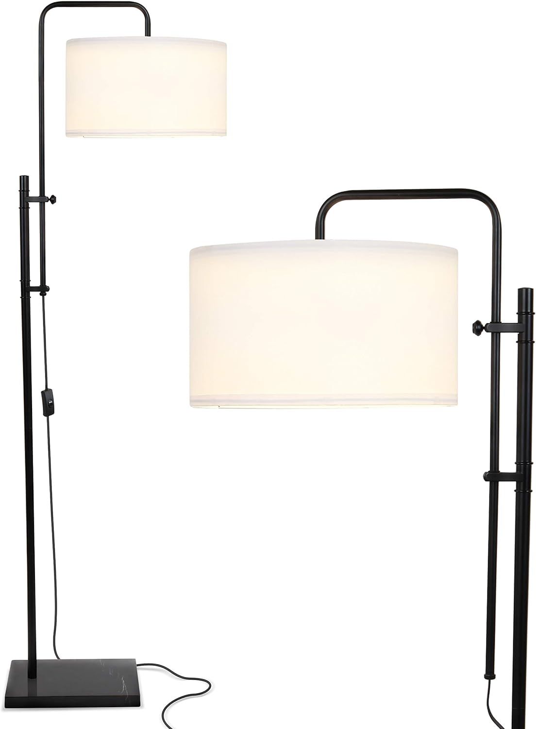 Brightech Leo Mid-Century Modern Standing Lamp for Bedroom, Contemporary Lamp for Living Rooms & ... | Amazon (US)
