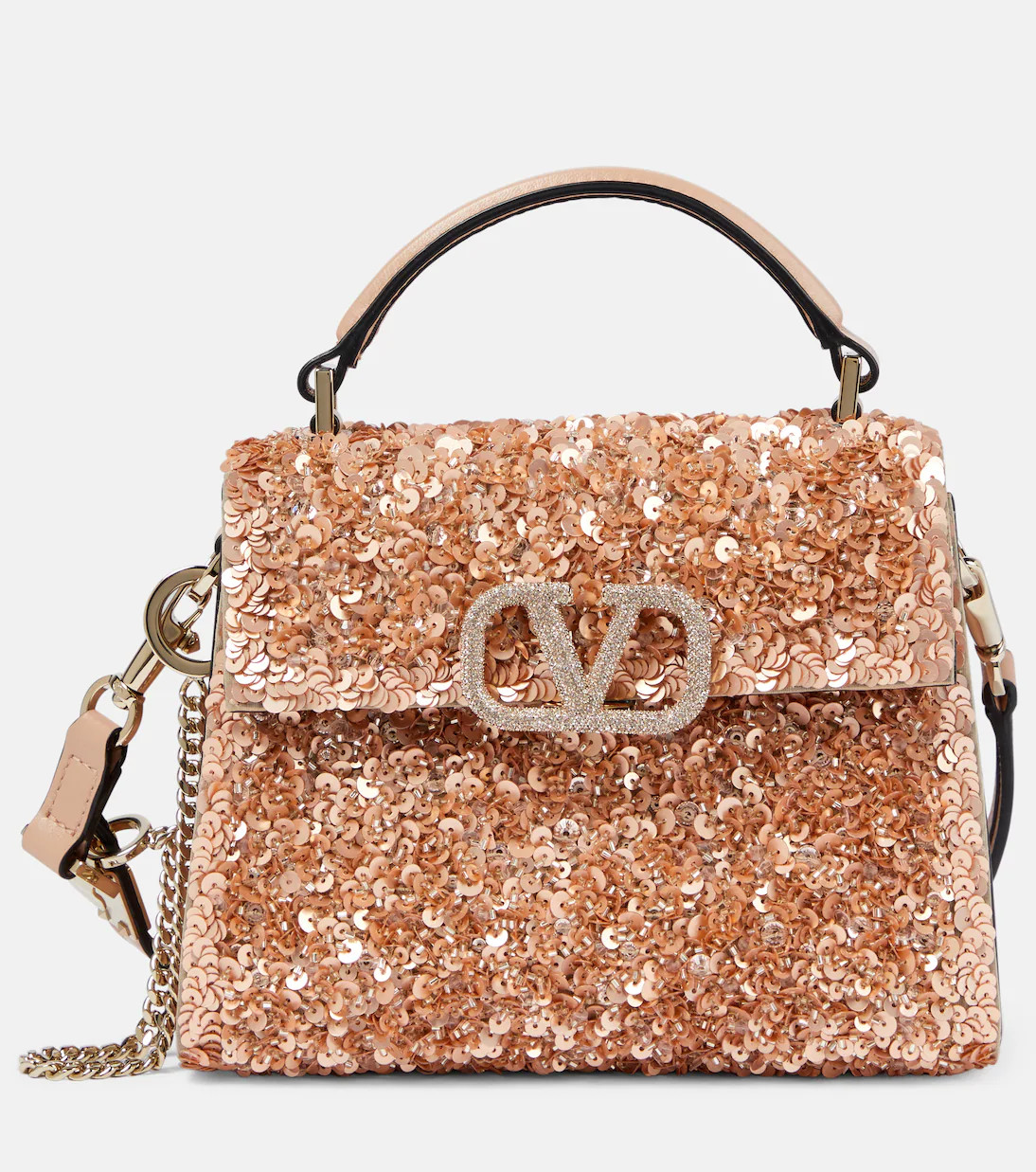 VSling sequined leather tote bag | Mytheresa (INTL)