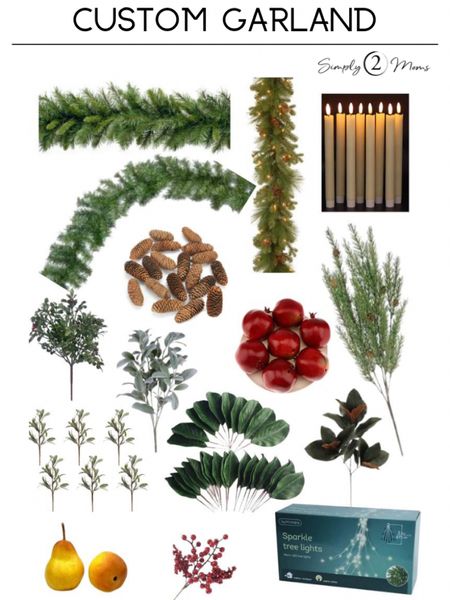 Give your fireplace mantel a custom look with all these items to create a Christmas garland. Don’t stick with a store-bought garland. Add more details to make your mantel look amazing for the holidays! #christmas #christmasdecorating #fireplamantel #fireplacemantle #christmasdecor #xmasdecor

#LTKhome #LTKHoliday #LTKSeasonal