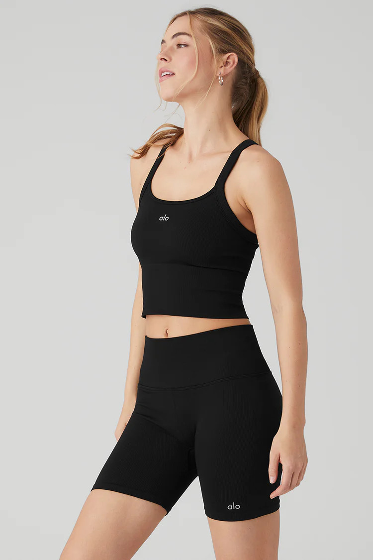 Seamless Ribbed Favorite Bra Tank | Alo Yoga (US)